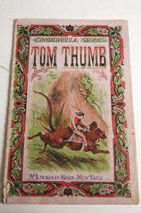 1870s Tom Thumb Cinderella Series McLoughlin Bros.  