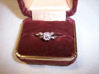   COUPLES 14K WHITE GOLD SMALL DIAMOND WEDDING BAND & ENGAGEMENT RING
