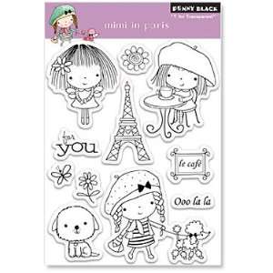    Penny Black Clear Stamps 4X6 Sheet Mimi In Paris