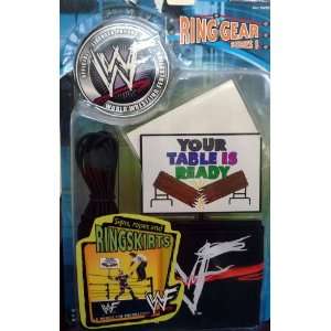  WWE WWF Wrestling Ring Gear Series 5 WWF Logo Ring Skirt 