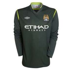  Manchester City Boys Home Goalkeeper Shirt 2011 12 Sports 