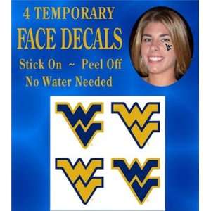  WVU Face Decals 