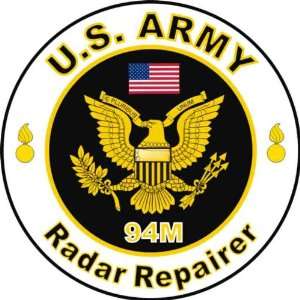   States Army MOS 94M Radar Repairer Decal Sticker 3.8 
