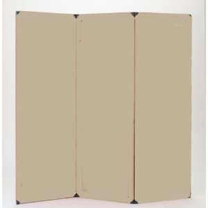  FP6 Flexible 3 Panel Divider, Beige Fabric Office 