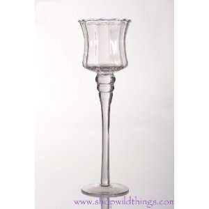  Glass Candle Holder Belladonna   Tall Wine Glass Style 