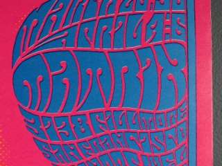 The Chambers Brothers , Neon Rose, Vintage Poster 1967  
