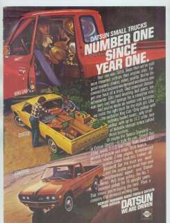 1979 Datsun Pickup Color AD  