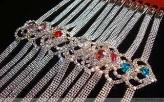 Wholesale 12Set Nobler Bride Mixed Rhinestone Bracelets  