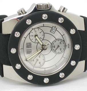 this is a paolo bongia rueda limited edition diamonds wrist watch the