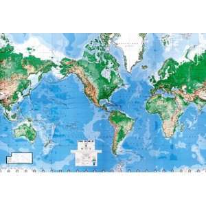  Write On World Map Wall Mural