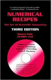 Numerical Recipes Source Code CD ROM The Art of Scientific Computing 
