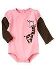 GYMBOREE GLAMOUR GIRAFFE TOP ONESIE OUTFIT NEW 3 6 MONT