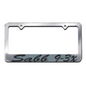  Sabb 93x Chrome Liense Plate Frame Automotive