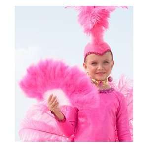  pink flamingo feather fan Toys & Games