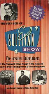 Ed Sullivan Show Greatest Entertainers   VHS   Stones  