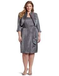 Jessica Howard Womens Plus Size 2 Piece Mother Of The Bride Dress