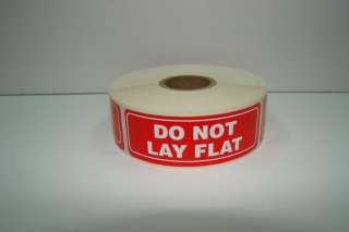 100 1x3 DO NOT LAY FLAT Handle with Care Labels  
