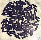 LEGO HUGE Bulk LOT 100+ BLACK 1x6 BRICK regular building basic Piece 