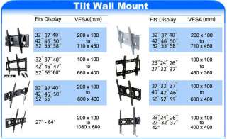 lcd wall mount for Samsung 42 46 50 55 58 3D HD TV m77  