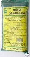 Iron Sulfate Granules, Treat Yellowing, Lower pH, 5lb  