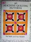 60 Machine Quilting Patterns by Pat Holly & Sue Nickels Dover 