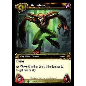   Grimdron UNCOMMON   World of Warcraft Heroes of Azeroth Toys & Games