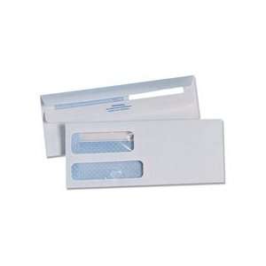   wove envelopes have poly windows and inside tint for security. 24 lb