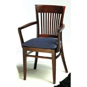  Grand Rapids Chair W509A Melissa Slat Back Wood Arm Chair 