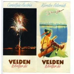  Velden Worthen See Austria Brochure Corinthia 1950s 