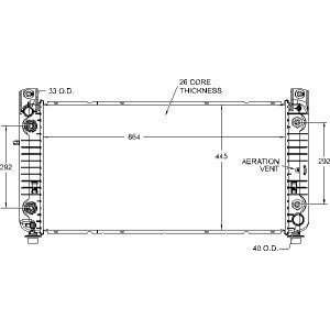  Visteon 9602 Radiator Automotive