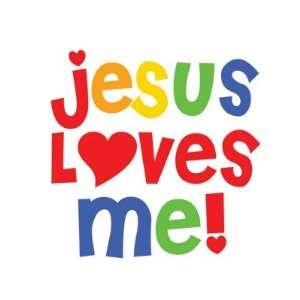  Jesus Loves Me   sticker 