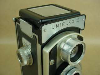 Univex II Beautiful 1947 TLR 6x6 camera w/Box Rare  