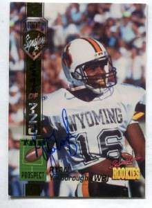 WYOMING Ryan Yarborough 1994 SR #ed AUTOGRAPH  