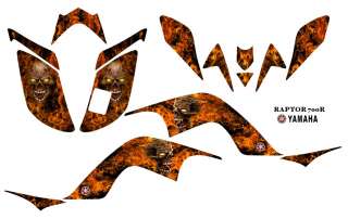 YAMAHA Raptor 700 Atv Laminated Graphic Decal kit 9500  