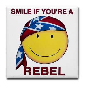   US Rebel Flag Smiley Face Smile If Youre A Rebel 