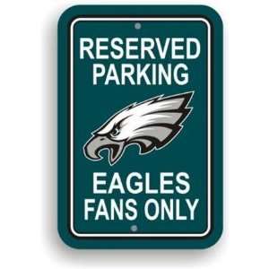  Philadelphia Eagles Plastic Parking Signs Set Of 2   Parking 