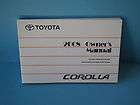 93 1993 Toyota Camry owners manual, 09 2009 Toyota Yaris owners manual 