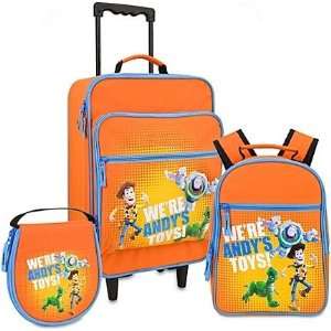   Story Luggage Set  Rolling suitcase, Backpack,CD/DVD case Woody Buzz