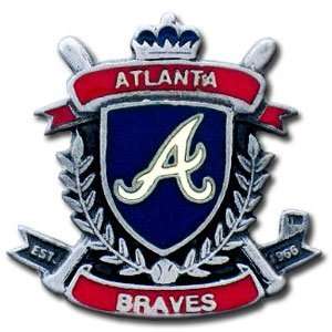  Team Crest MLB Pin   Atlanta Braves