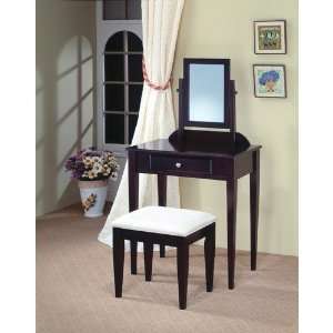  Wildon Home Woodinville Vanity Set with Stool in 