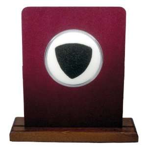 Wood Display Stand For 346 Style Guitar Pick (Burgundy/White) 100% 