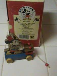   DISNEY MICKEY MOUSE PLAYING XYLOPHONE FIGURINE #363375 NEW IN BOX