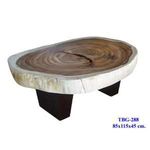  Solid Mango Wood Slab Coffee Table Custom Sizes Available 