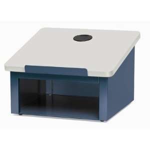  Tabletop Lectern Paint and Laminate Color Grey Mist/Grey 