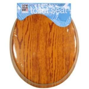  Toilet Seat Soft   Wood Look Case Pack 12