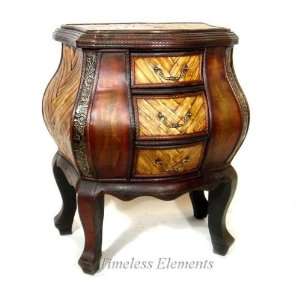  Wood Bark Nightstand