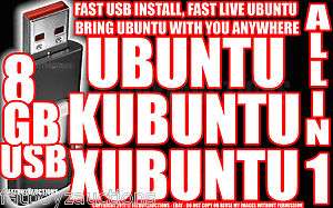 UBUNTU XUBUNTU KUBUNTU 32+64BIT ONEIRIC 11.10 LATEST 10/2011 DVD LIVE 