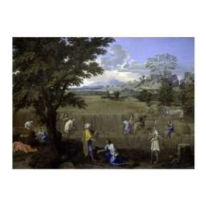  Summer, or Ruth and Boaz Nicholas Poussin. 34.00 inches 