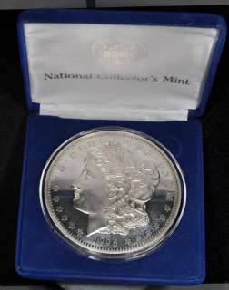1996 1/2 POUND .999 SILVER PROOF MORGAN DOLLAR NATIONAL COLLECTORS 