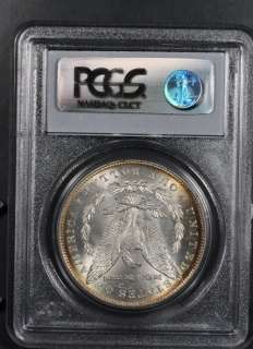 1885 PCGS MS65 MORGAN SILVER DOLLAR S$1 TONED PERIPHERY  